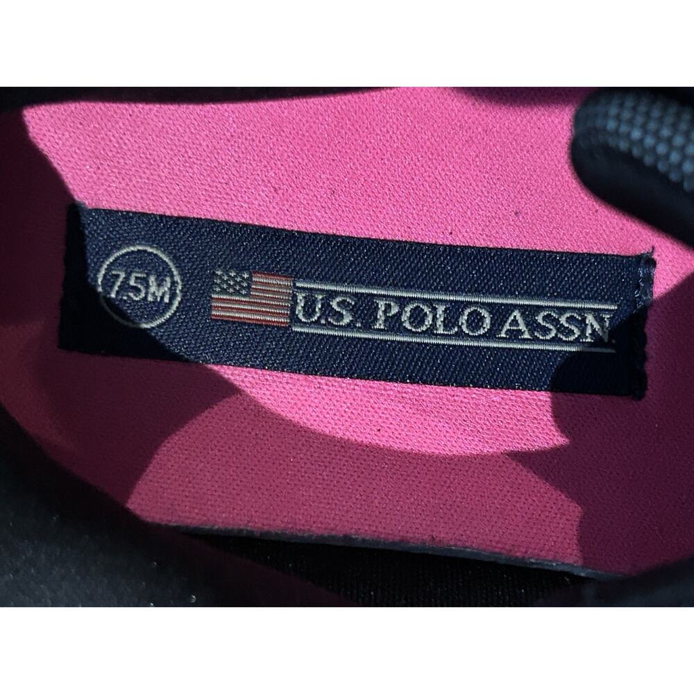 U.S. Polo Assn. Black/Pink Sneakers Women Size 7.5 - Picture 3 of 7